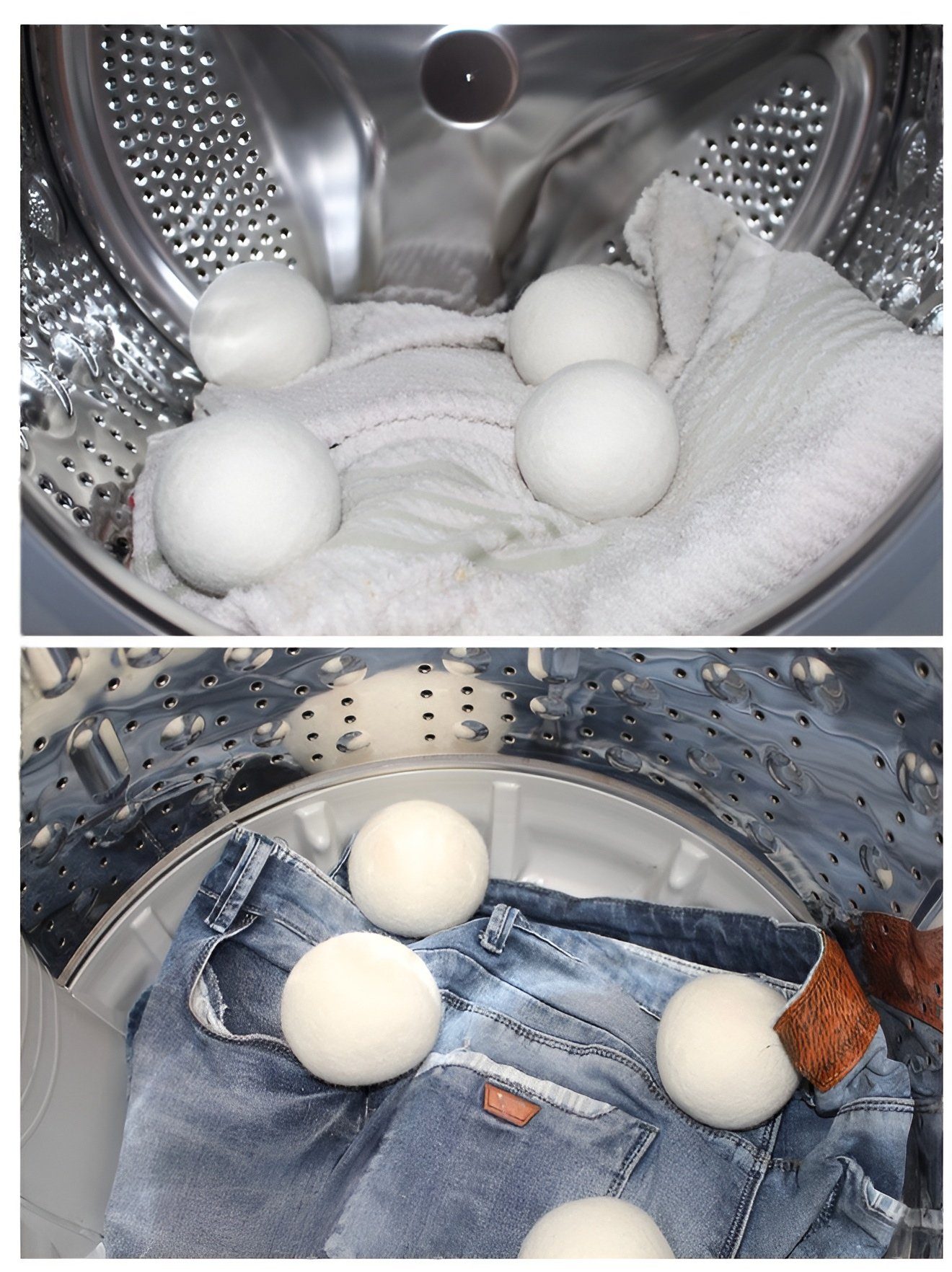 Trocknerball 6 XXL Wäschebälle Trocknerbälle Trocknerball Premium Schafwolle (Packung, 6-St., 6 Stück XXL Wasch-/Trocknerball aus Wolle), Wäschetrockner Bälle Schaf-Wolle Wasch-/Trocknerball aus Wolle