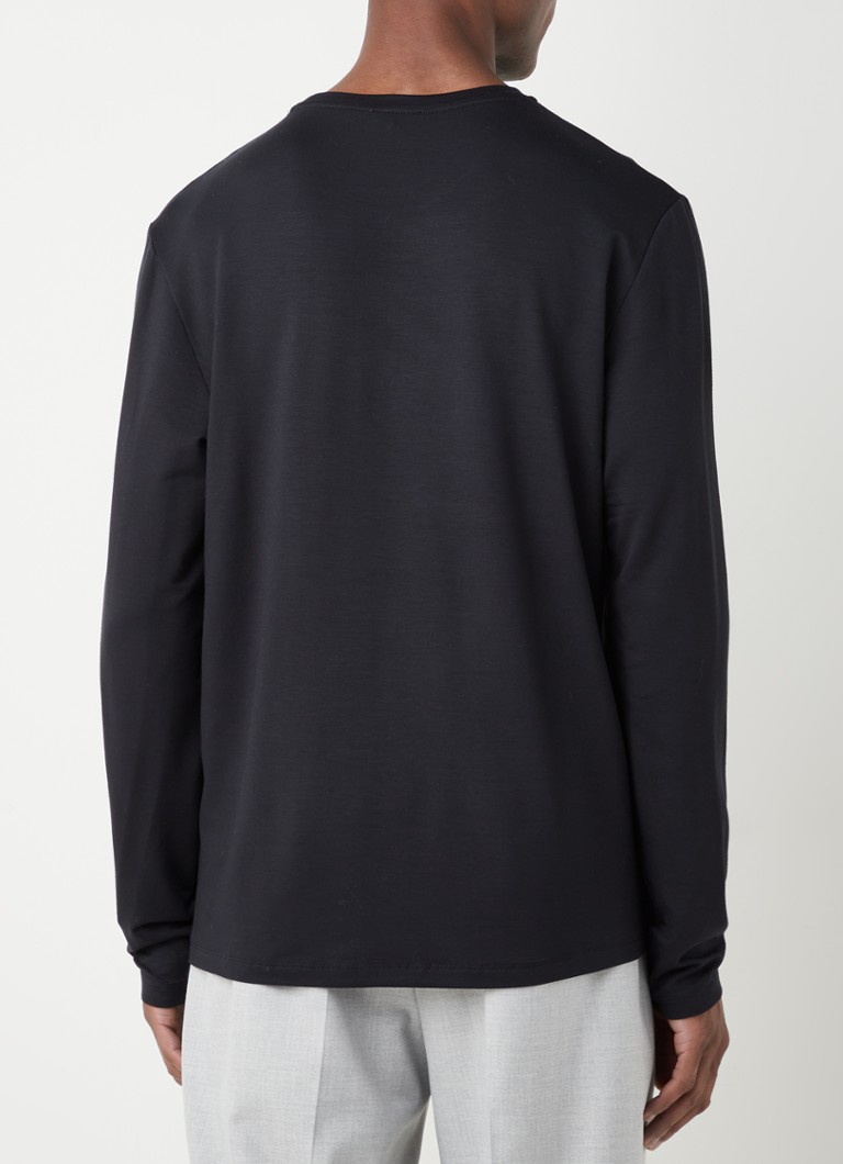 Reiss Armstrong long-sleeved shirt with round neck