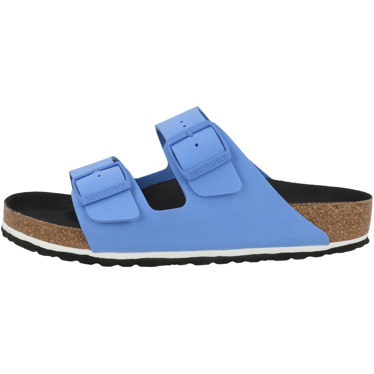 Birkenstock Arizona Birko-Flor Nubuk normal Pantolette blau