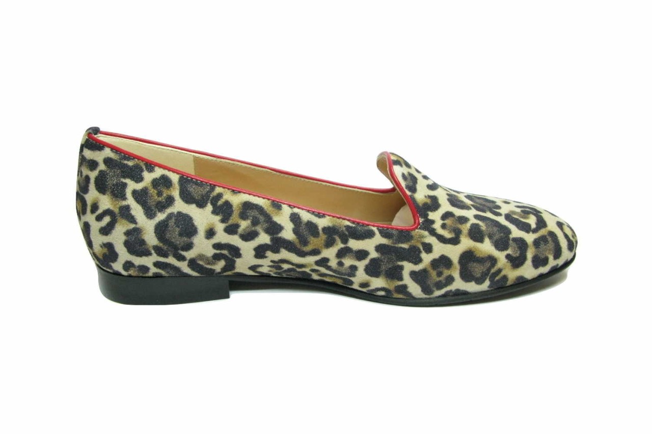 MODA DI FAUSTO Klassische Slipper taupe