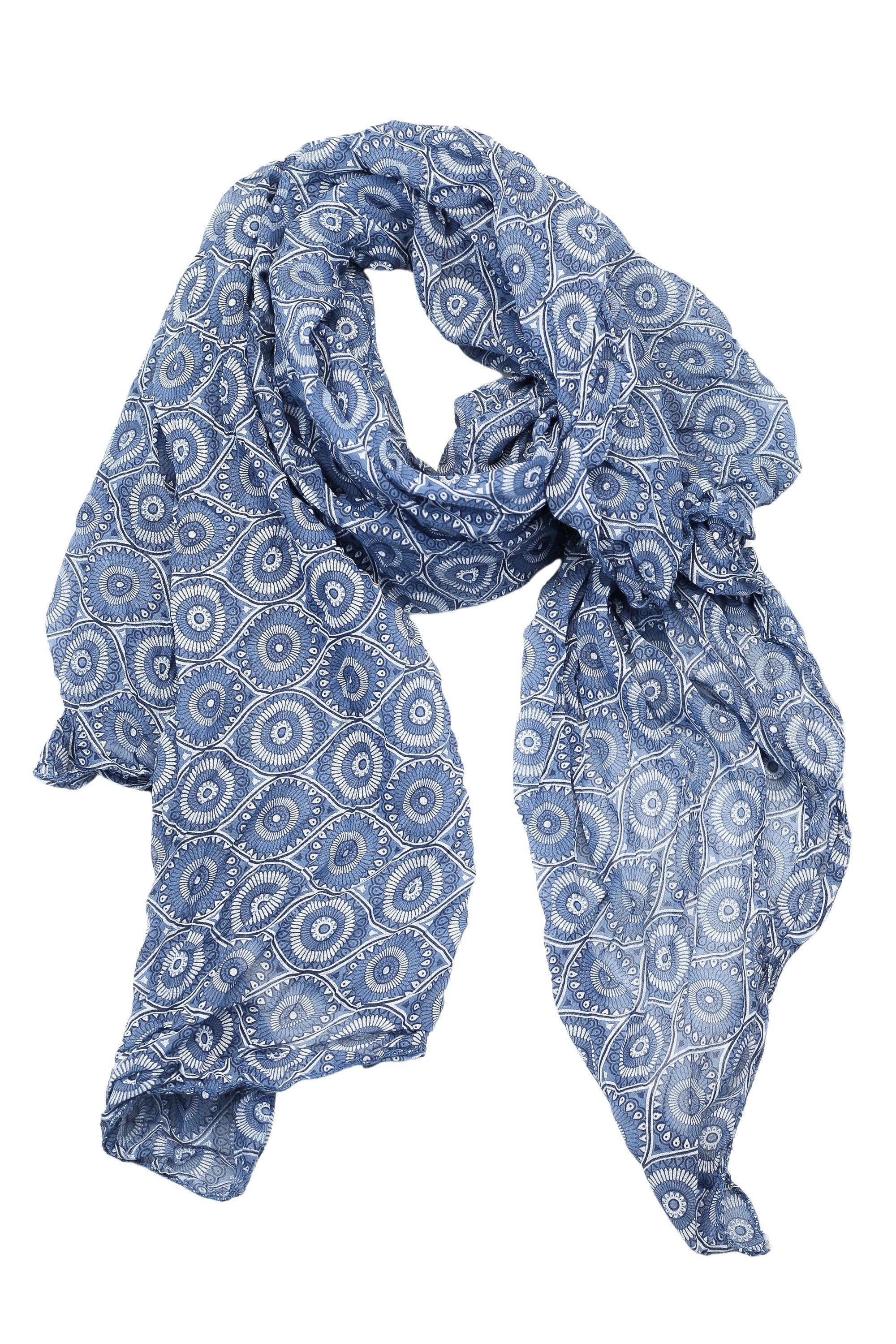 COLLEZIONE ALESSANDRO Modeschal Ra, (1-St), mit Seidenanteil, Made in Italy