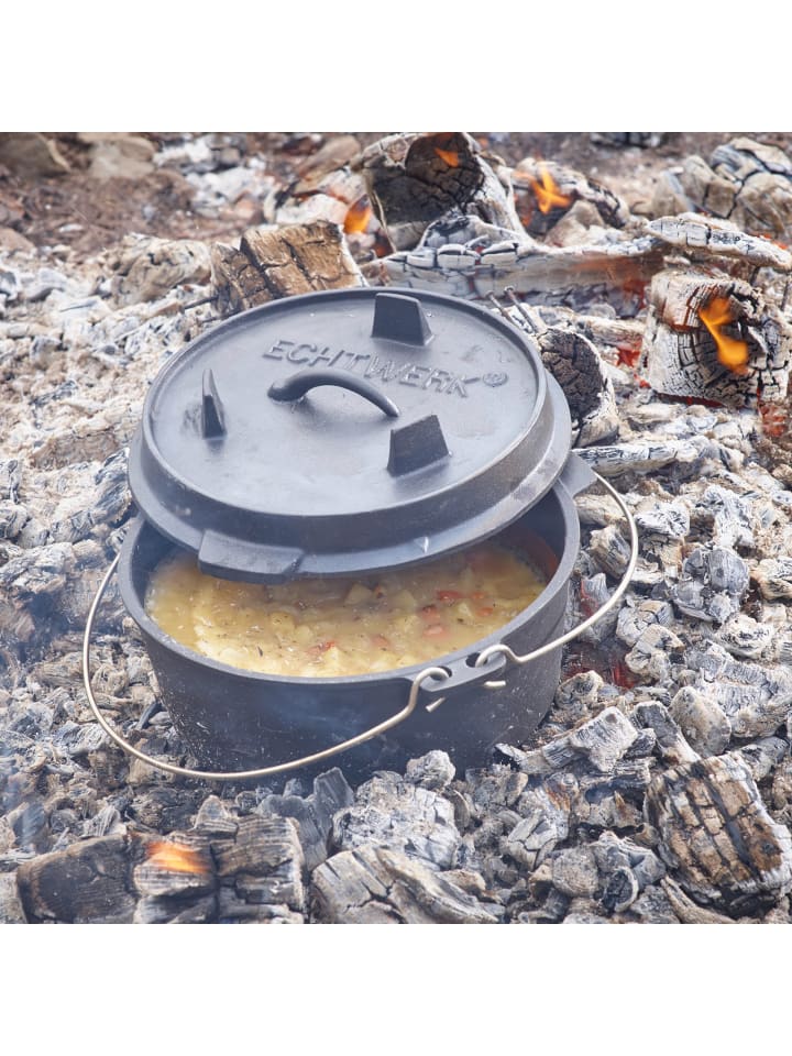Echtwerk Gusseiserner Dutch Oven klein 4.9 l in Schwarz günstig kaufen onesize