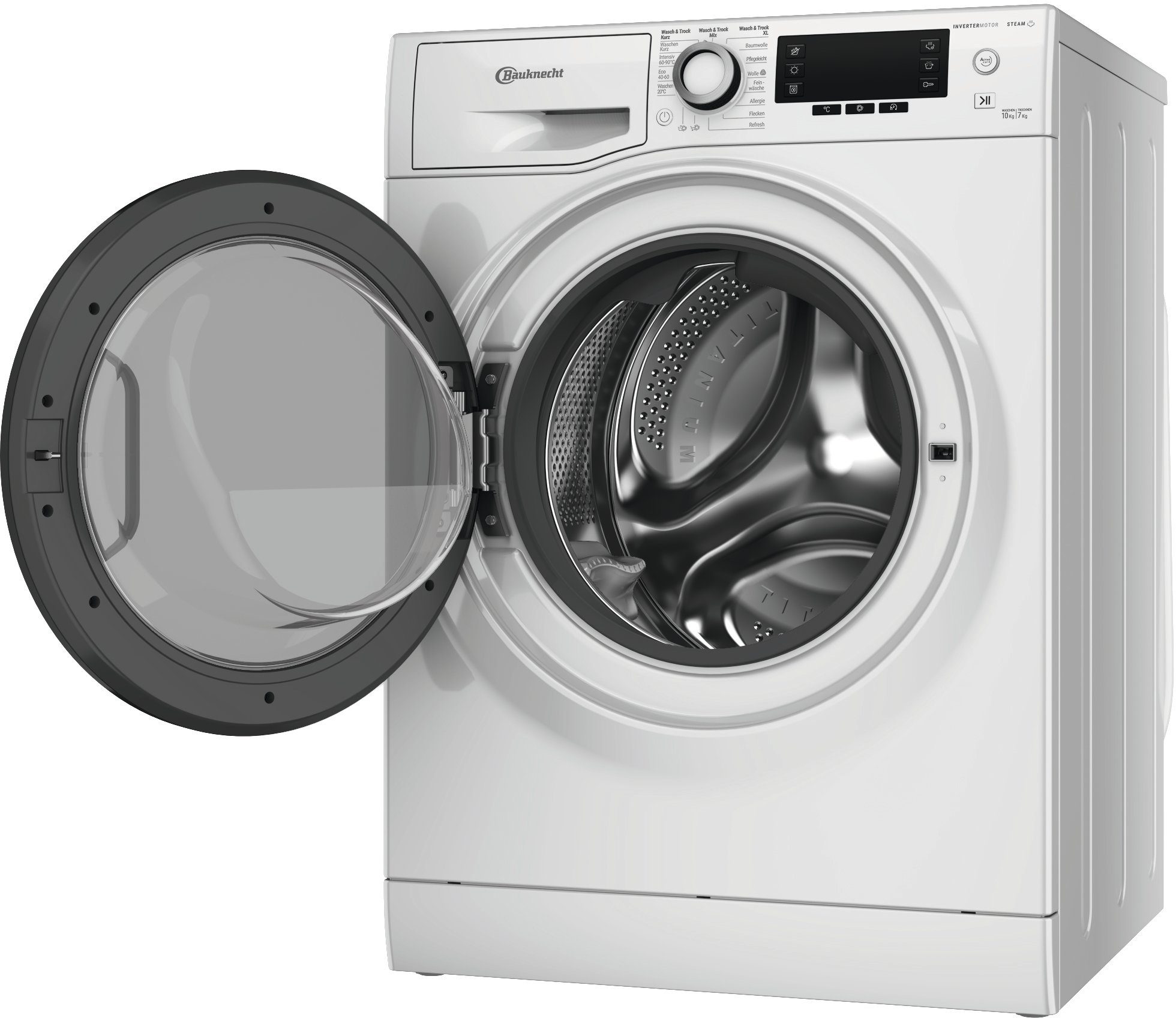 BAUKNECHT Waschtrockner WATK Sense 107S 52 N, 10 kg, 7 kg, 1500 U/min