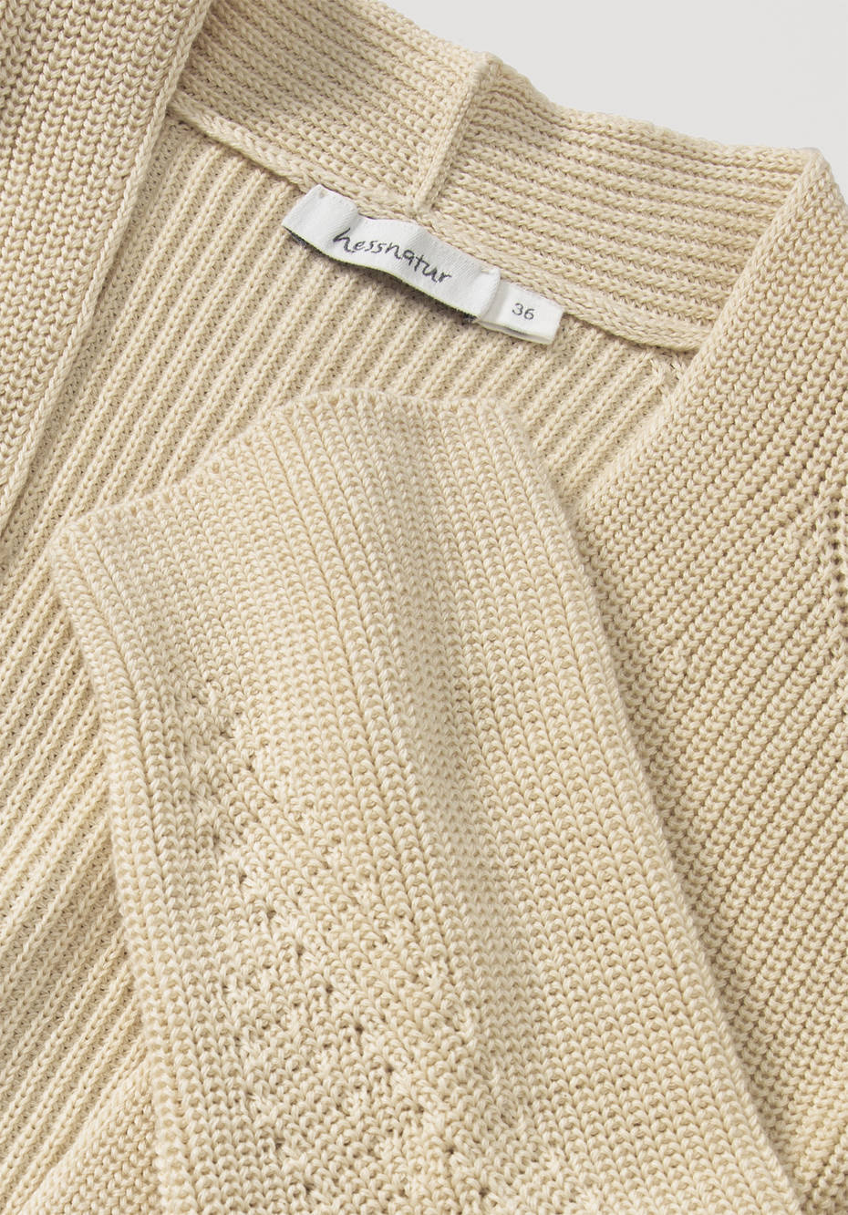 Strickjacke aus reiner Bio-Baumwolle
