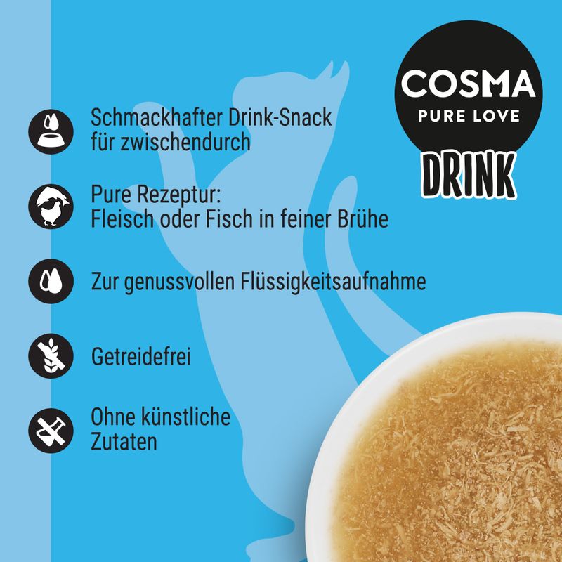 Sparpaket Cosma Drink 12 x 100 g zu TOP-Preisen
