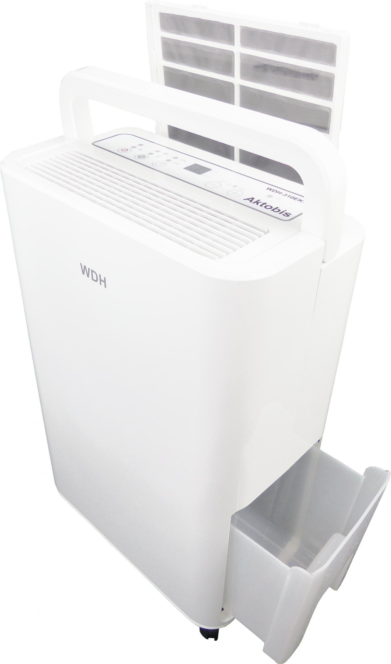 WDH Luftentfeuchter Luftentfeuchter WDH-310EKW mit WLAN-Steuerung, für 75 m³ Räume, Entfeuchtung 12 l/Tag, Tank 2,5 l