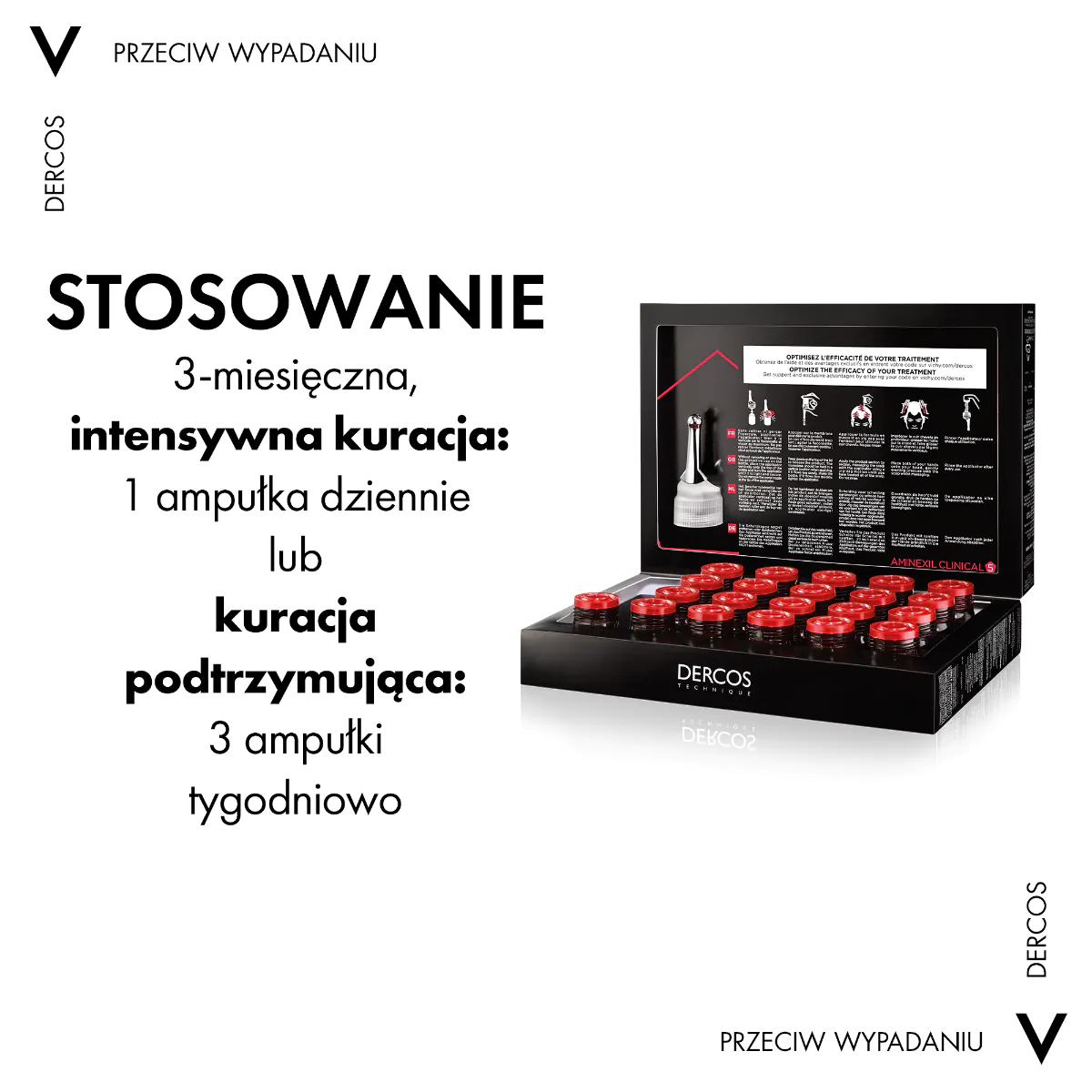 Vichy Dercos Aminexil Clinical Men tretman protiv opadanja kose za muškarce