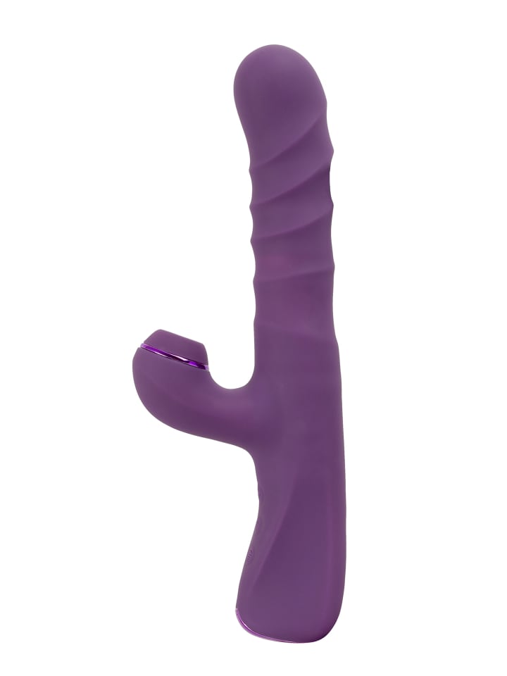 Javida Rabbitvibrator 3 Function Rabbit Vibrator in lila günstig kaufen 24 cm