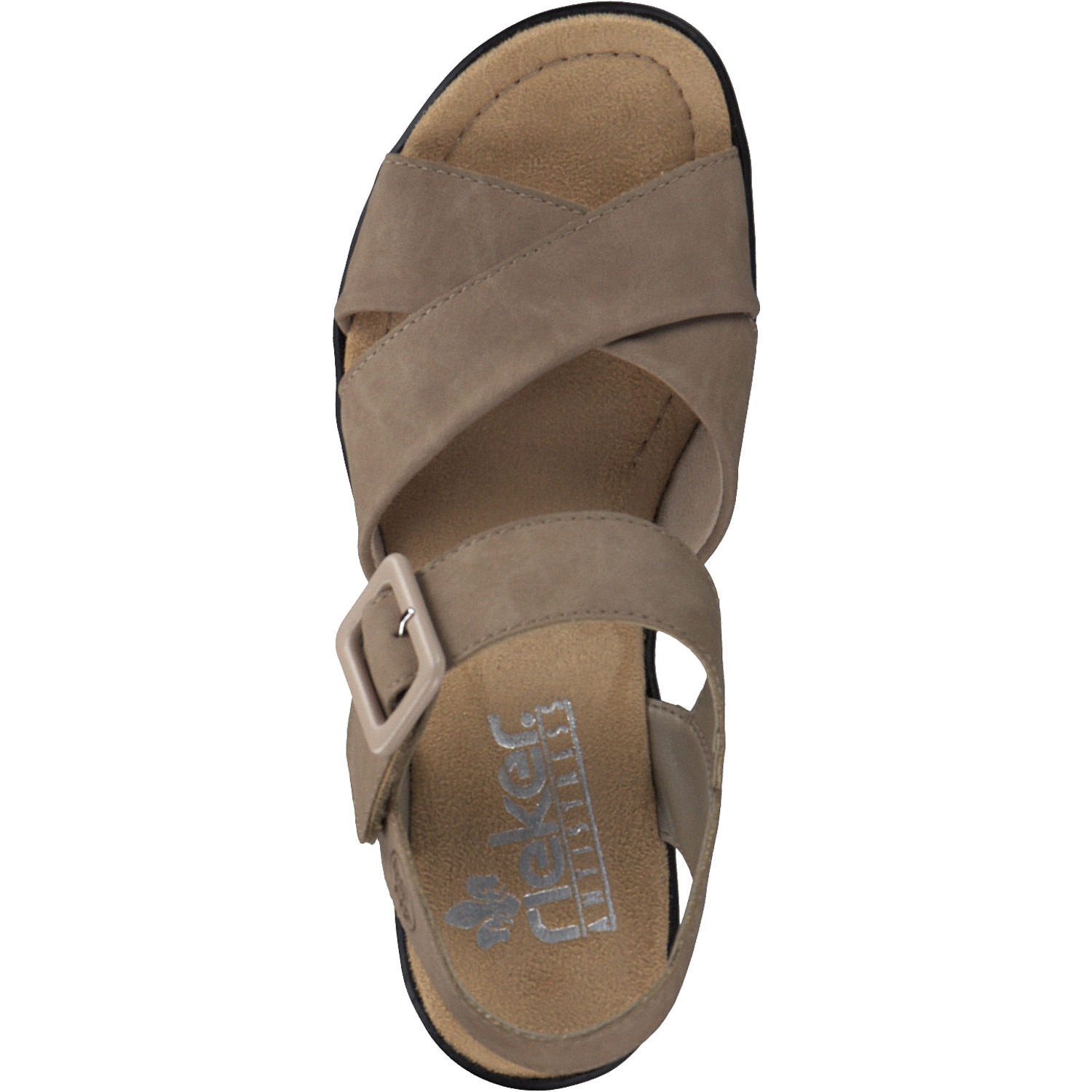 Rieker 68163, Plateau-Sandaletten, Damen, shell