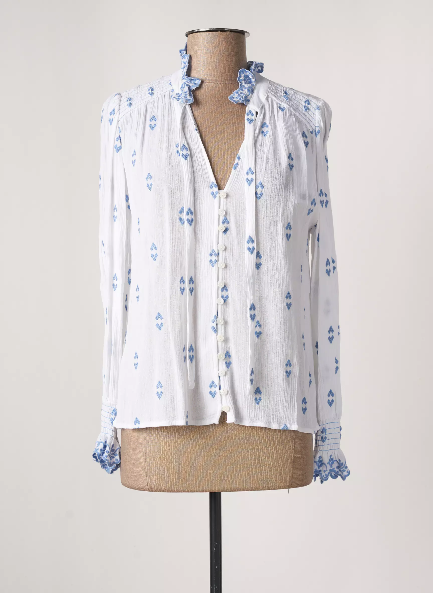 Suncoo Chemisiers Femme couleur blanc