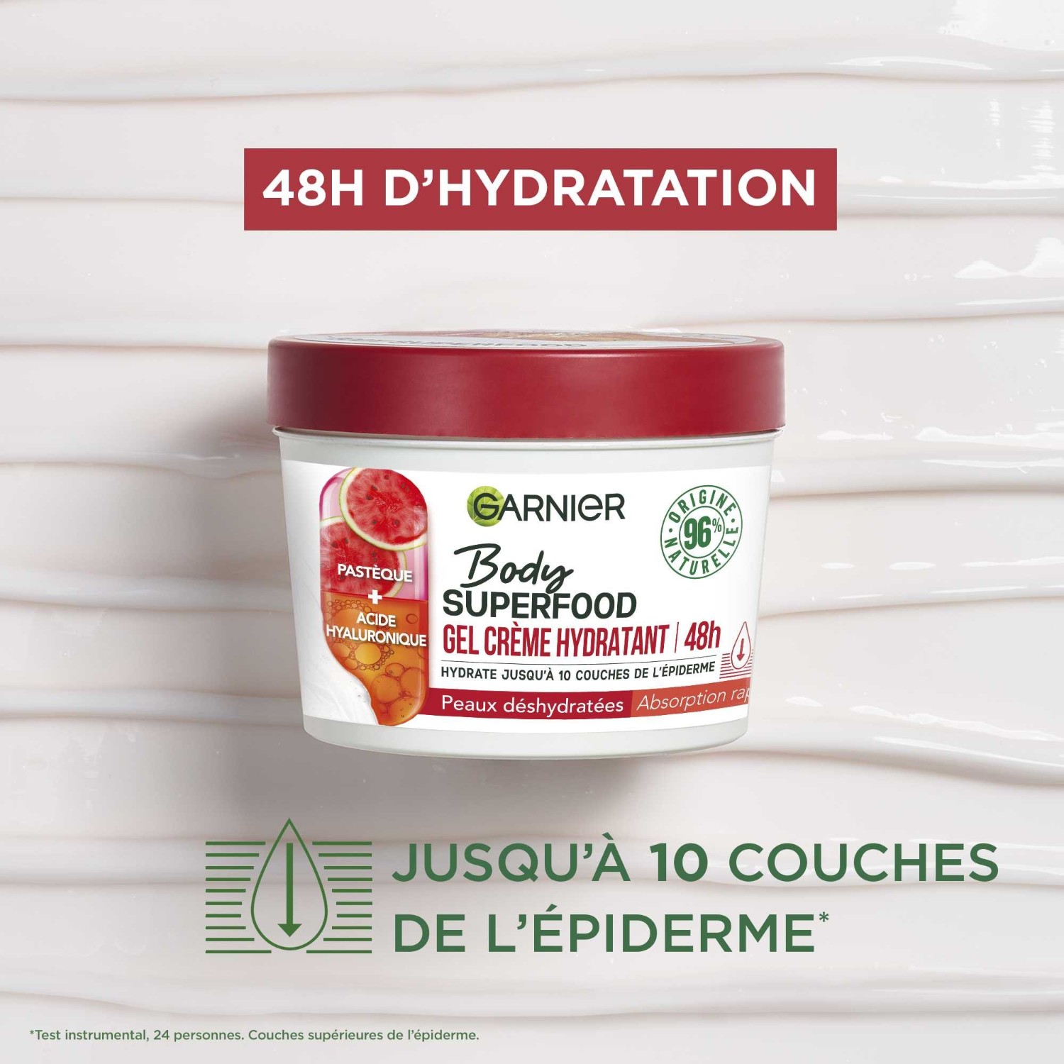 Garnier Arbuzowy Kwas Hialuronowy Nawilżający Żel do Ciała