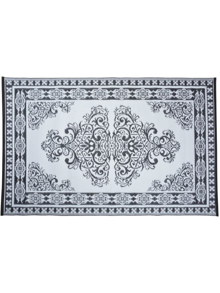 Esschert Design Outdoorteppich in Schwarz-weiß günstig kaufen onesize