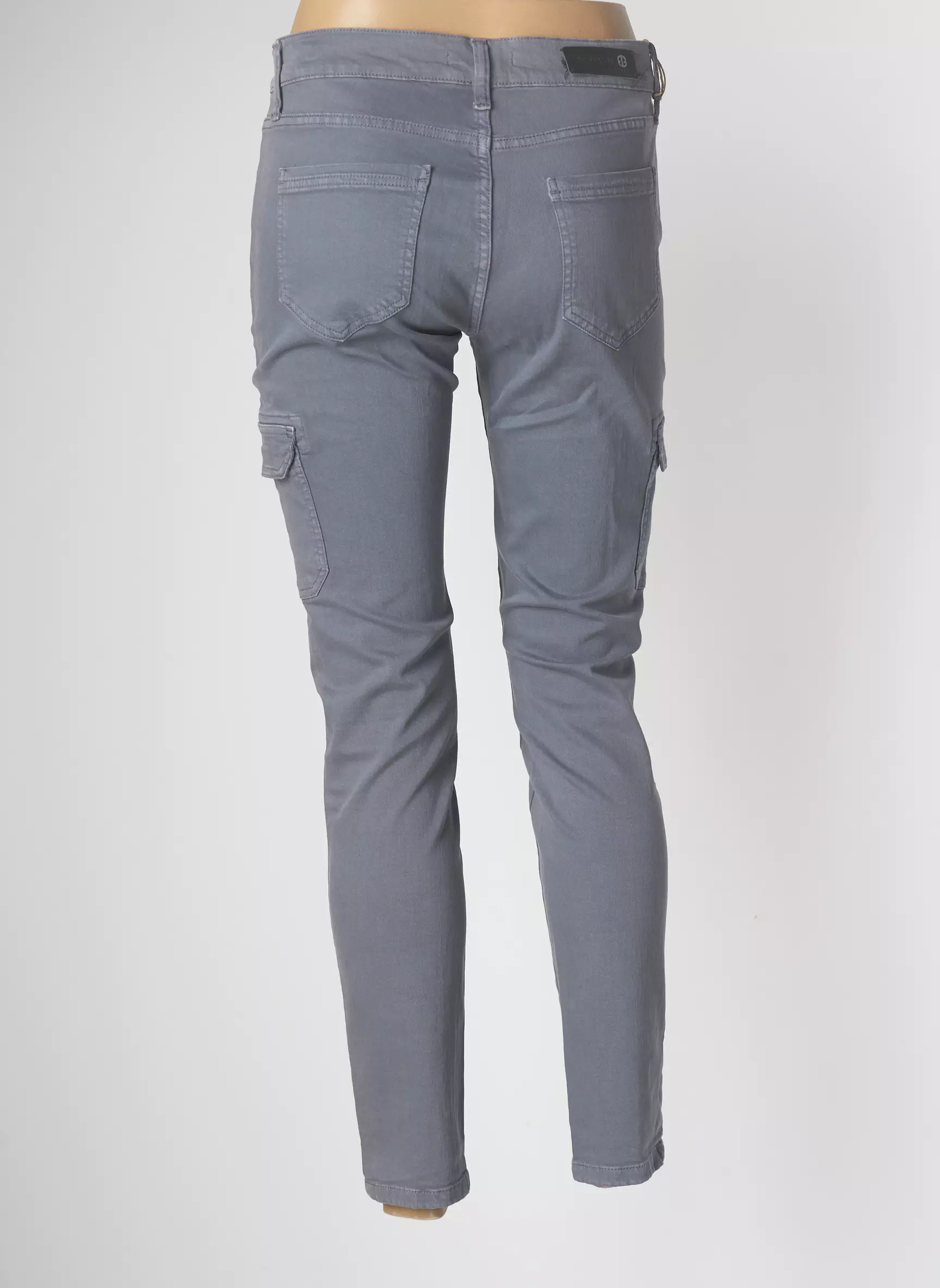 Desgaste Pantalons Cargo Femme couleur gris