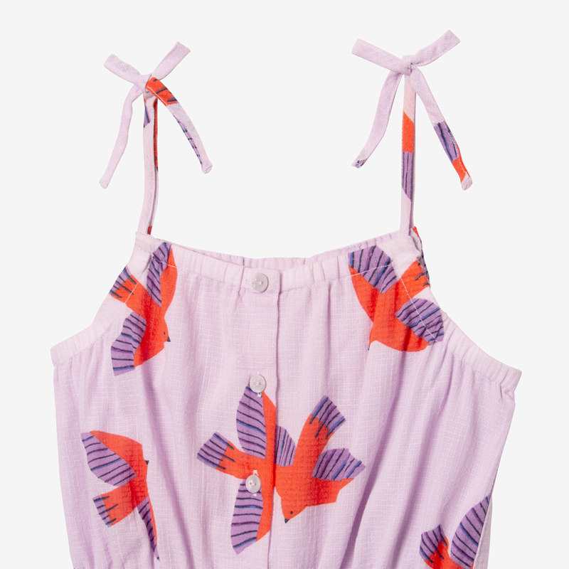 Combi short fille hirondelles rose Catimini