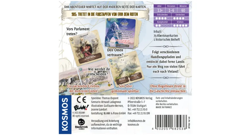 KOSMOS - Cartaventura Vinland - Auf ins Abenteuer