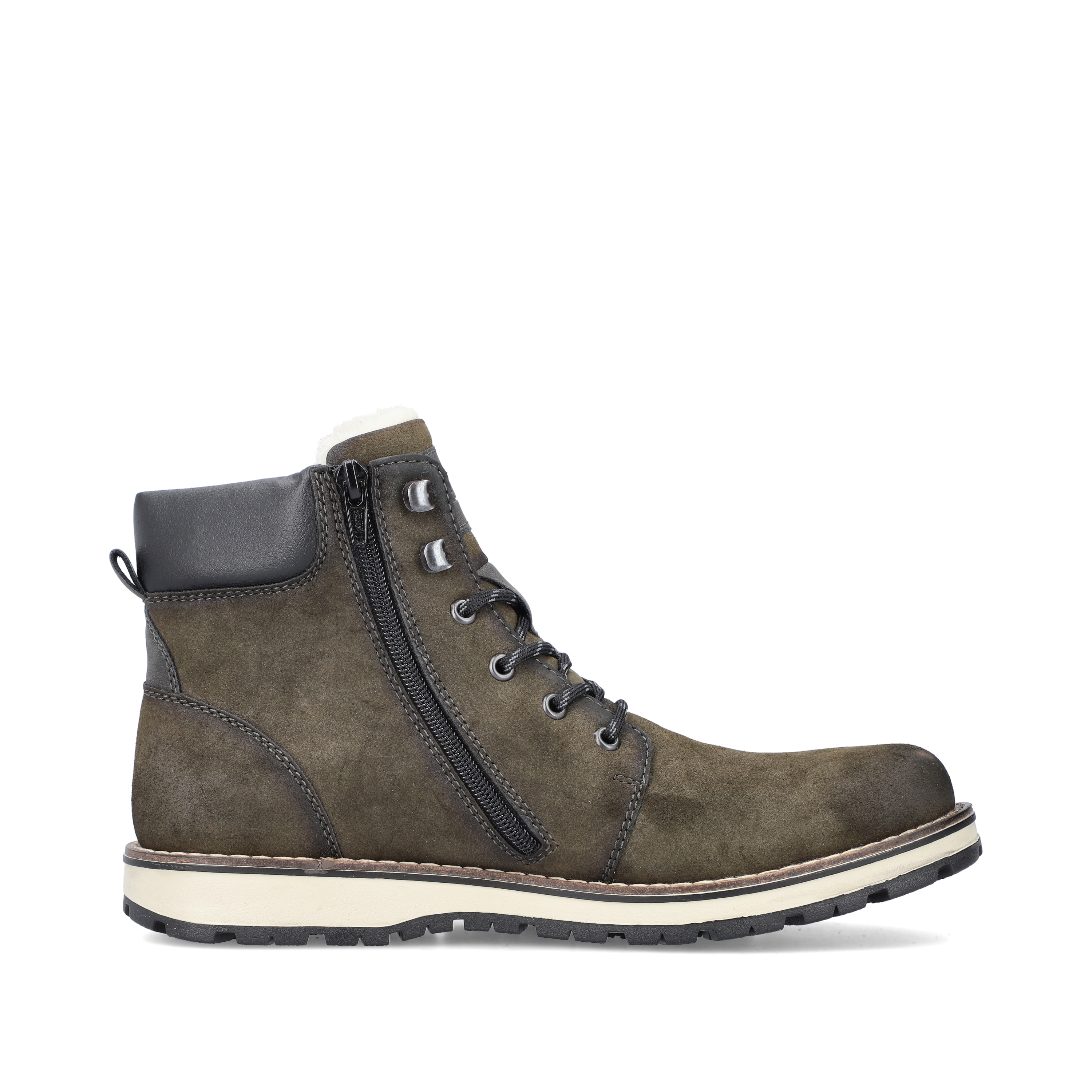 Rieker Herren Schnürstiefel olivgrün