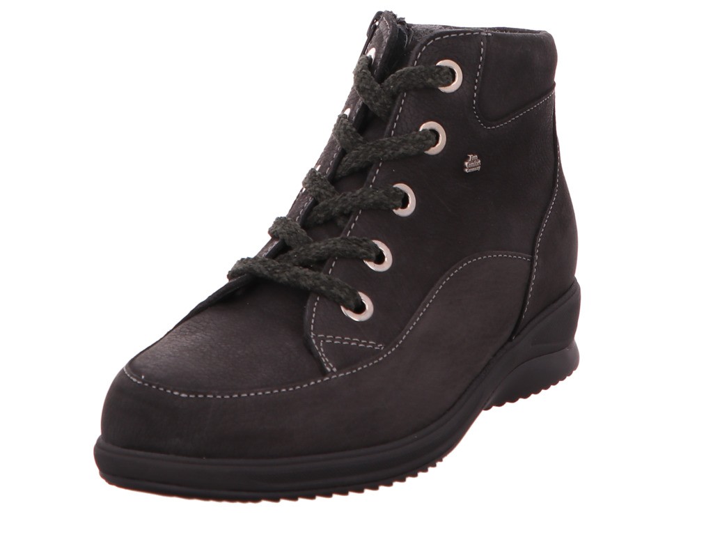 FINN COMFORT Schnür-Stiefeletten schwarz PARSENN