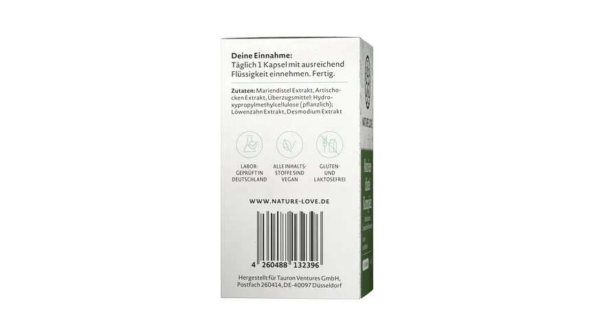 NATURE LOVE Mariendistel Komplex 40 g