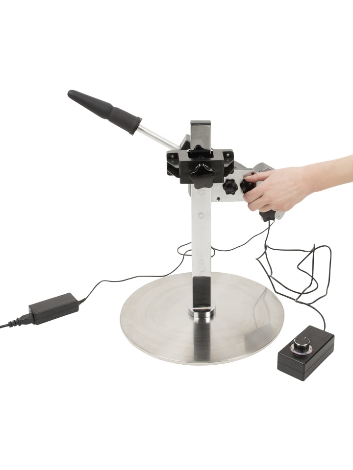 You2Toys Liebesmaschine Big Bang Penetrator in silber günstig kaufen 18 cm