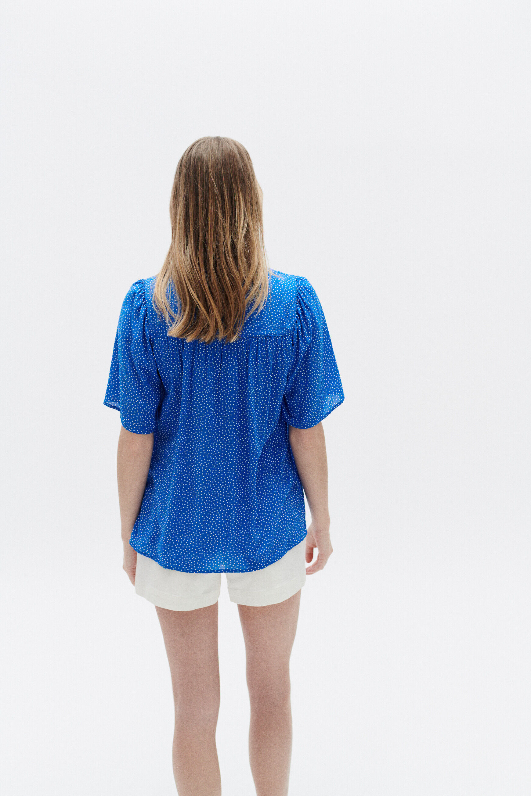 Chemise carla3 bleu marine femme