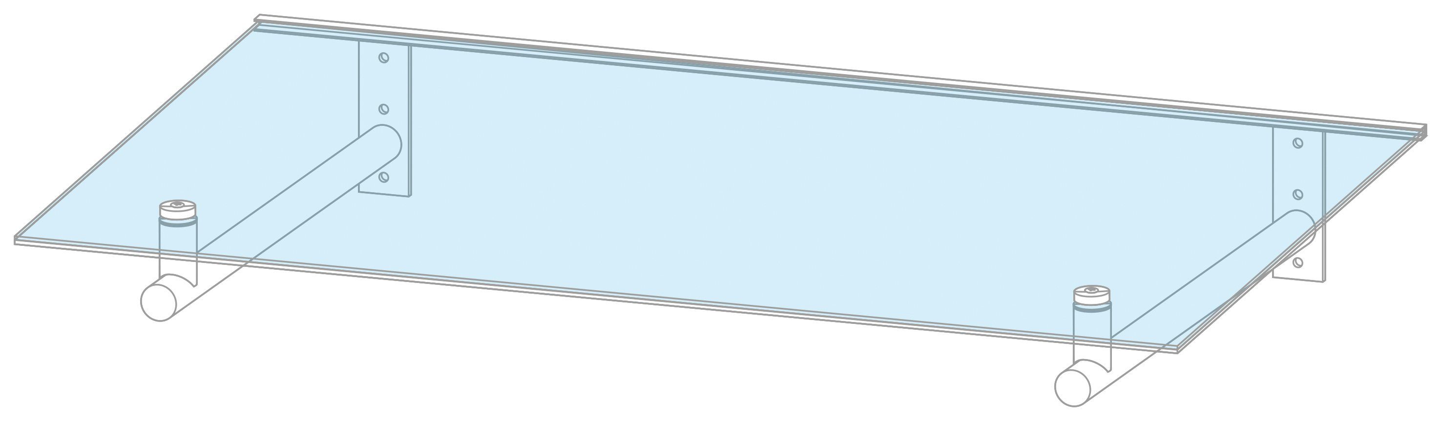 GUTTA Vordach HD 140, BxT: 140x80 cm