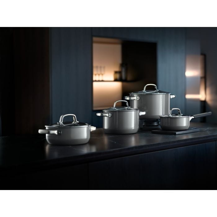 WMF Fusiontec Mineral Topf-Set, 3-teilig, Platinum