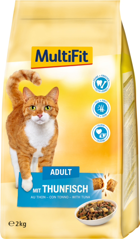 MultiFit Trockenfutter MultiFit Adult Thunfisch 2 kg