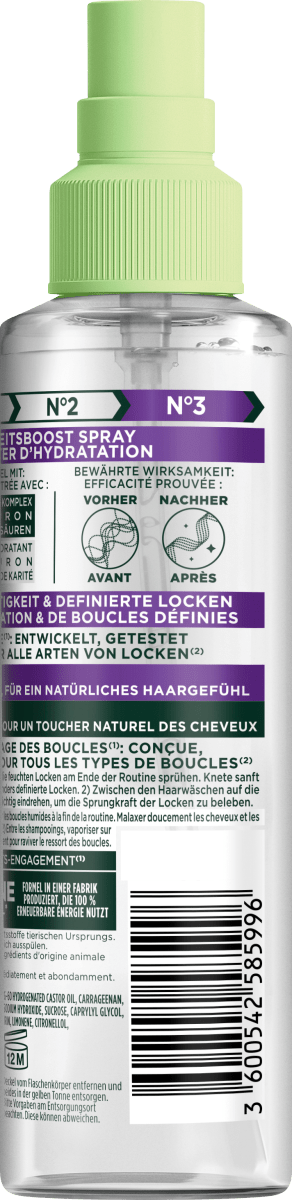 Pflege-Spray Locken Methode Feuchtigkeitsboost, 150 ml