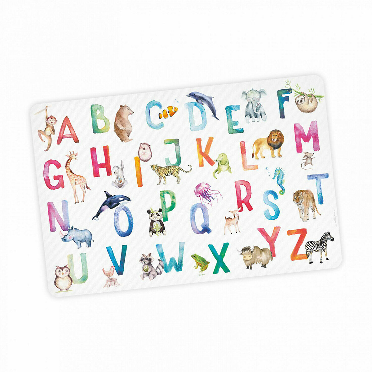 Schreibtischunterlage stabile Vinyl Alphabet Schreibtischunterlagen