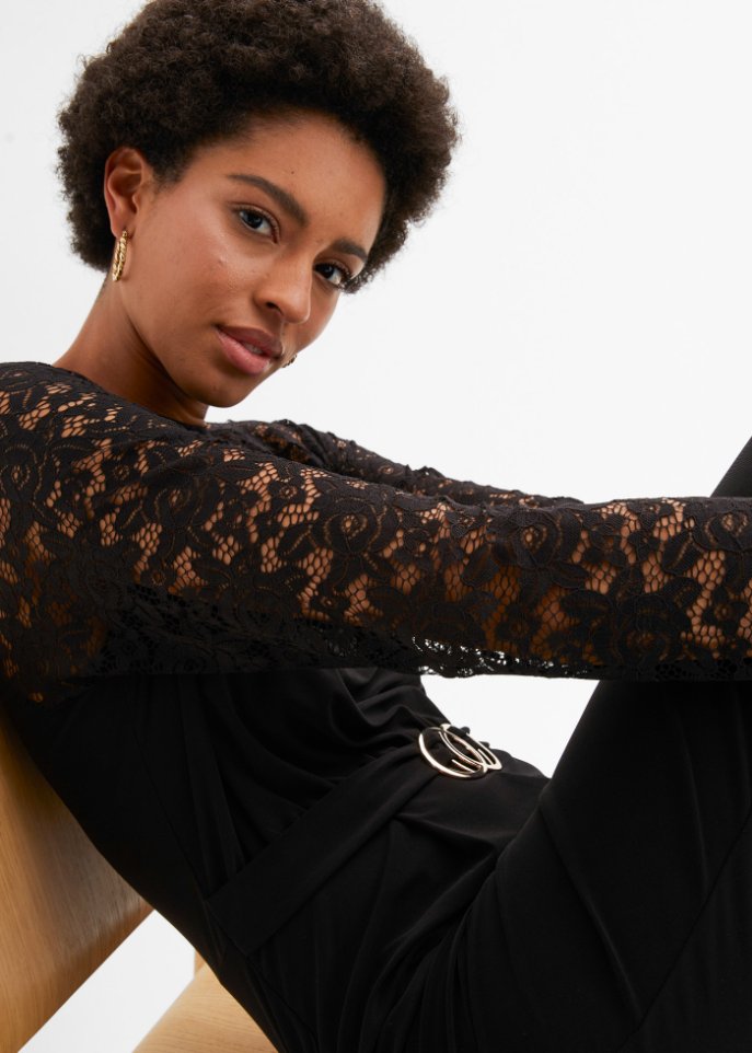 Jumpsuit mit Spitze