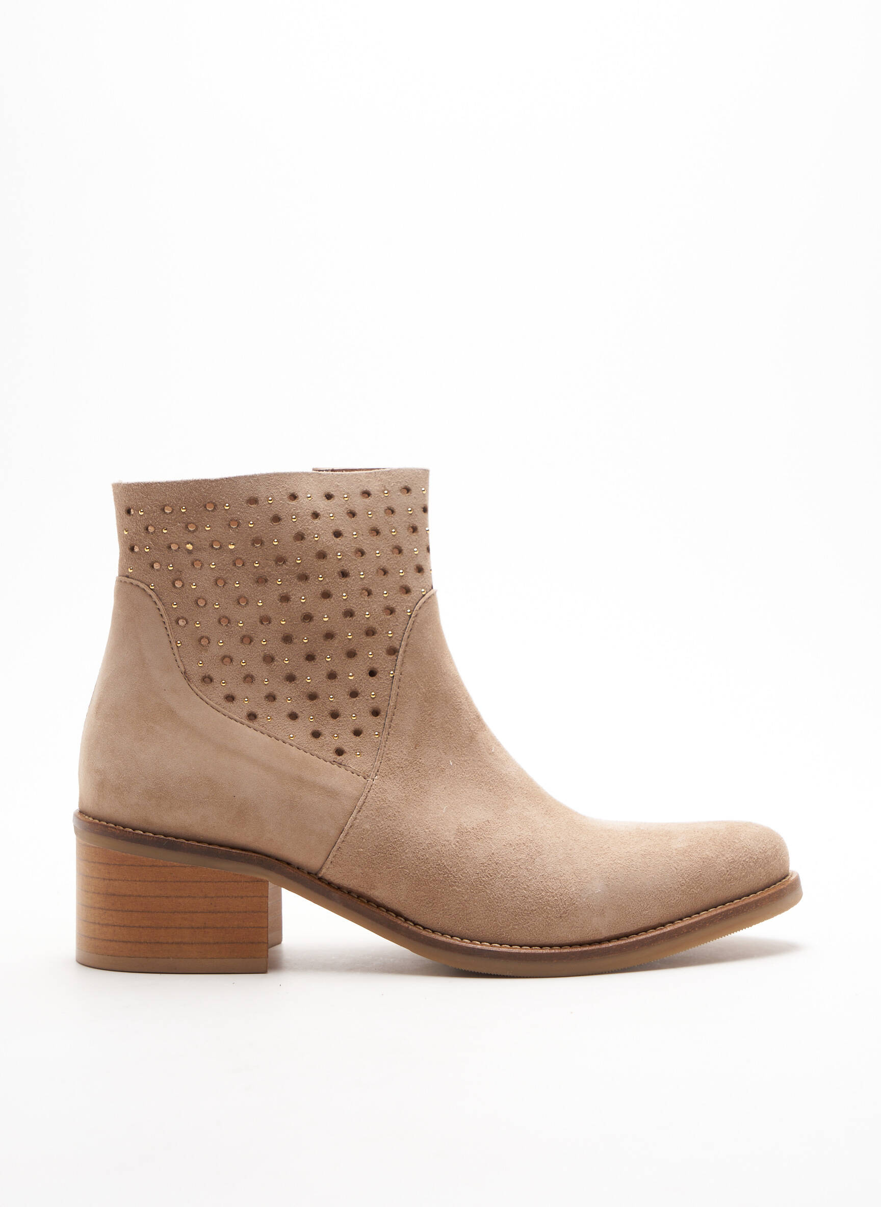 Myma Bottines Femme couleur beige