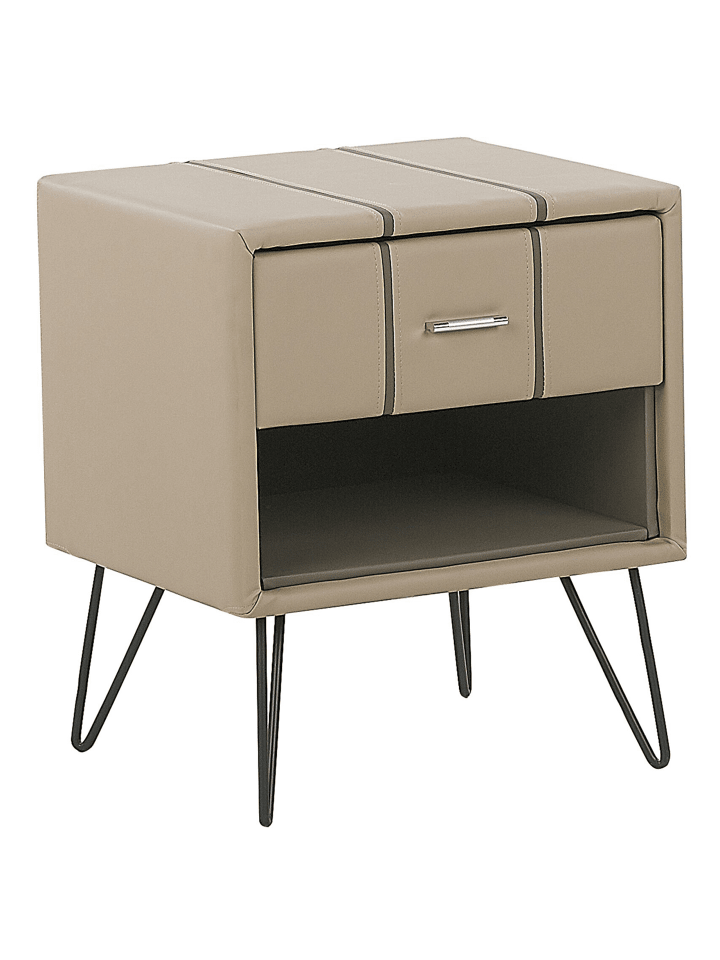 Beliani 4-tlg Schlafzimmer Set BETIN in Beige günstig kaufen onesize