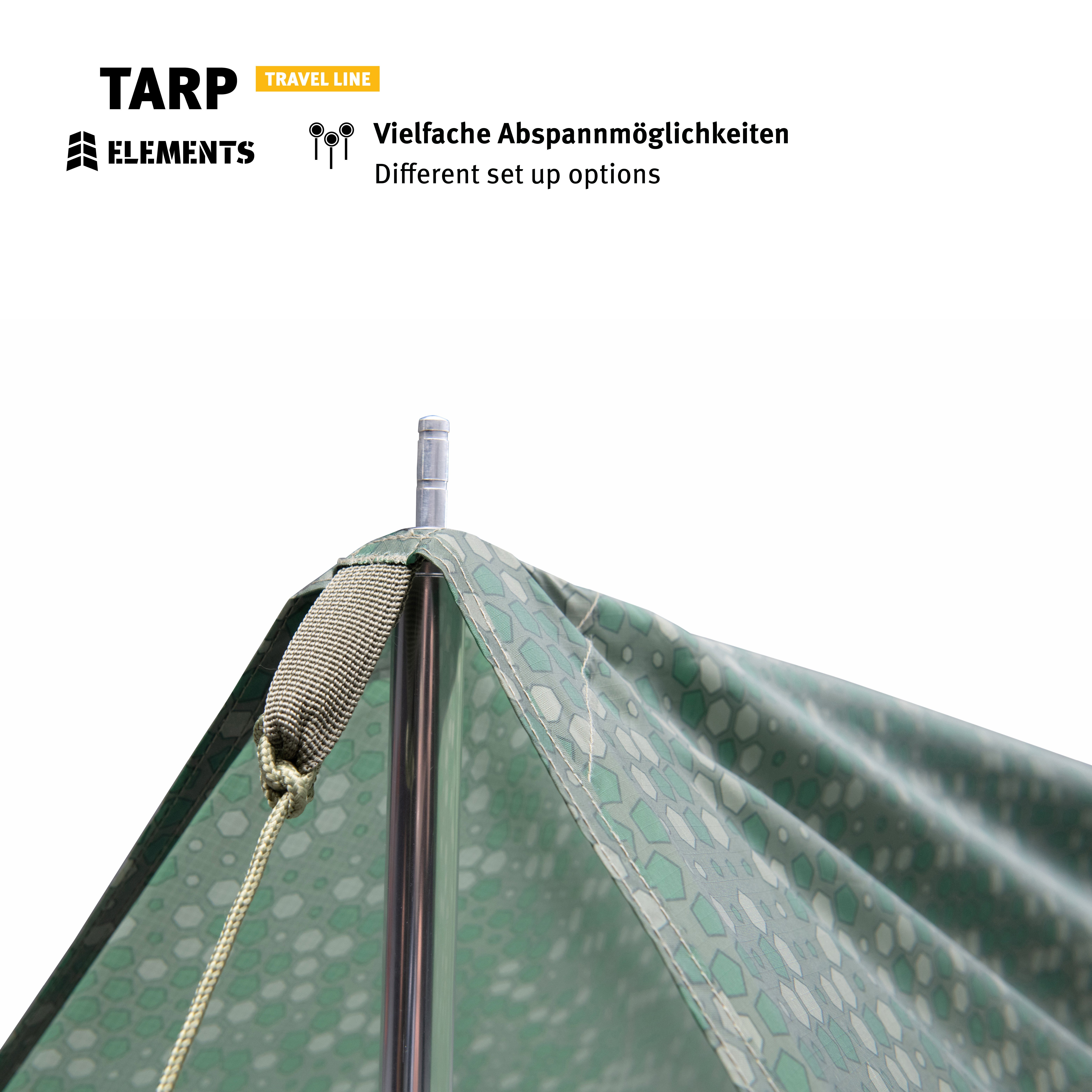 Wechsel Tents Tarp-Zelt Tarp Elements, wasserdicht, Stealth-Print, als Überdach oder Plane