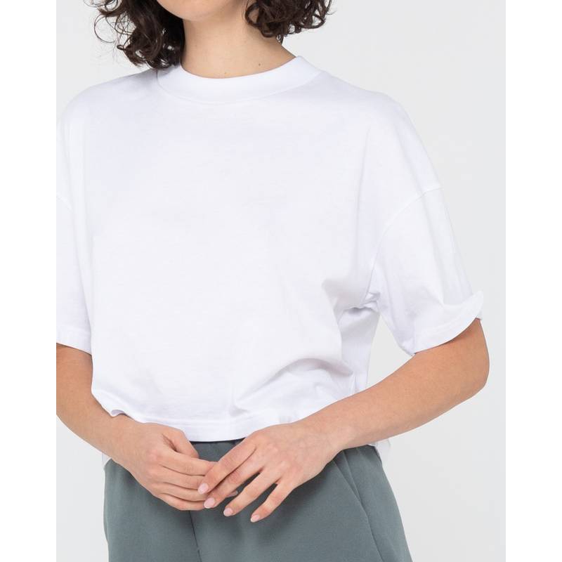 RUSTY BUSY LIVING ORGANIC COTTON RELAXED TEE T-Shirt Damen
