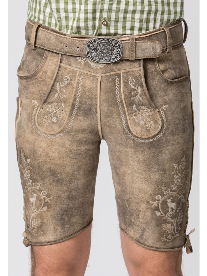 Stockerpoint Stockerpoint Trachtenlederhose Girgl in schilf gespeckt günstig kaufen