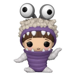 Die Monster AG 20th Anniversary POP! Disney Vinyl Figur Boo with Hood Up 9 cm