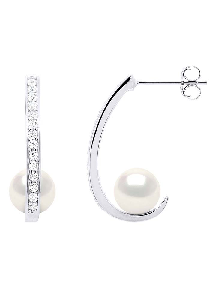 Pearl Addict Silber-Ohrstecker mit Perlen günstig kaufen onesize