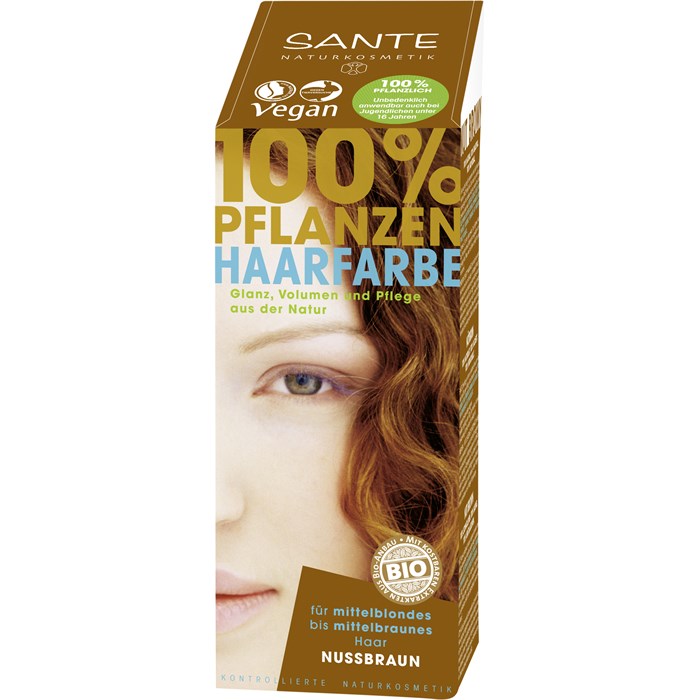 100% Pflanzen-Haarfarbe-Pulver