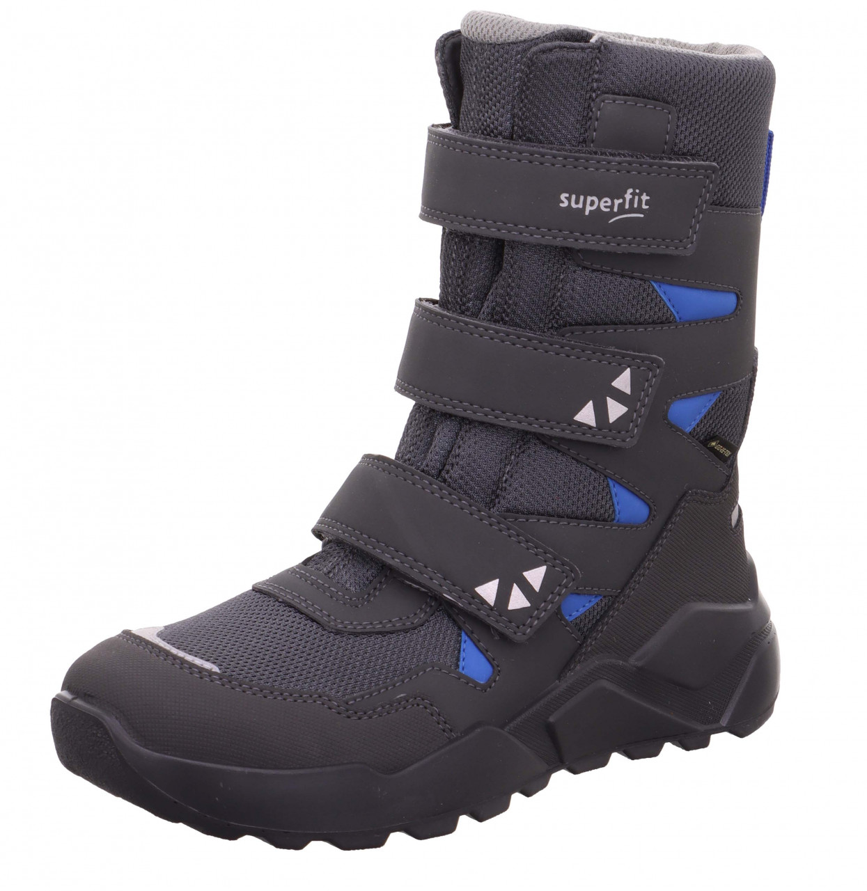 ROCKET - Grau/BlauStiefel mit Klettverschluss