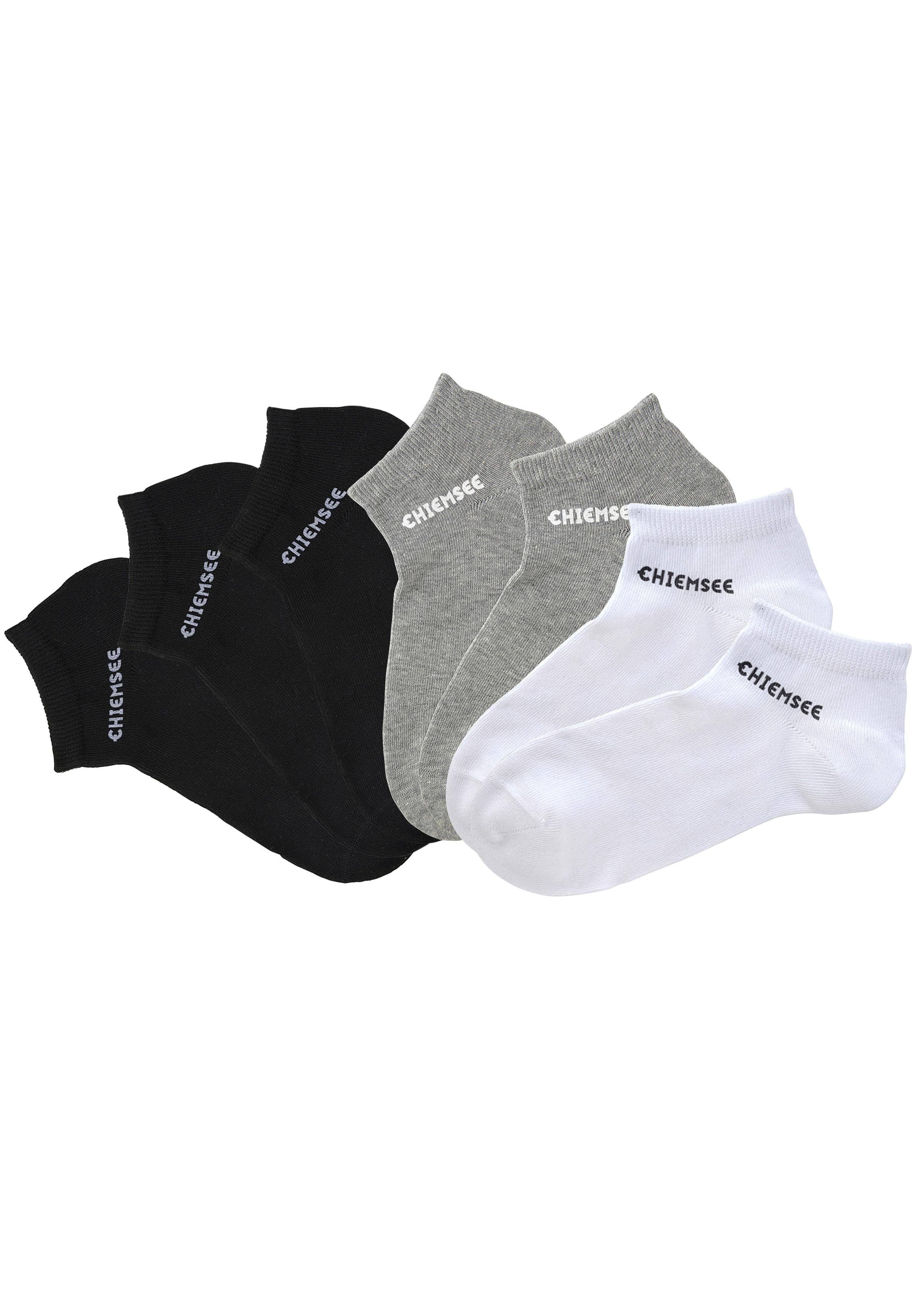 Chiemsee Sneakersocken (Set, 7-Paar) mit eingestricktem Schriftzug