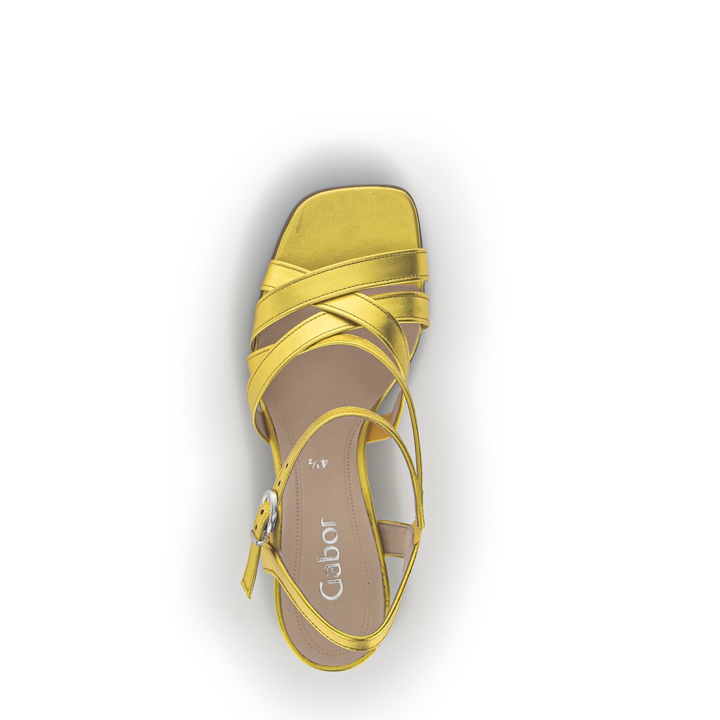 Gabor fashion Riemchensandale gelb