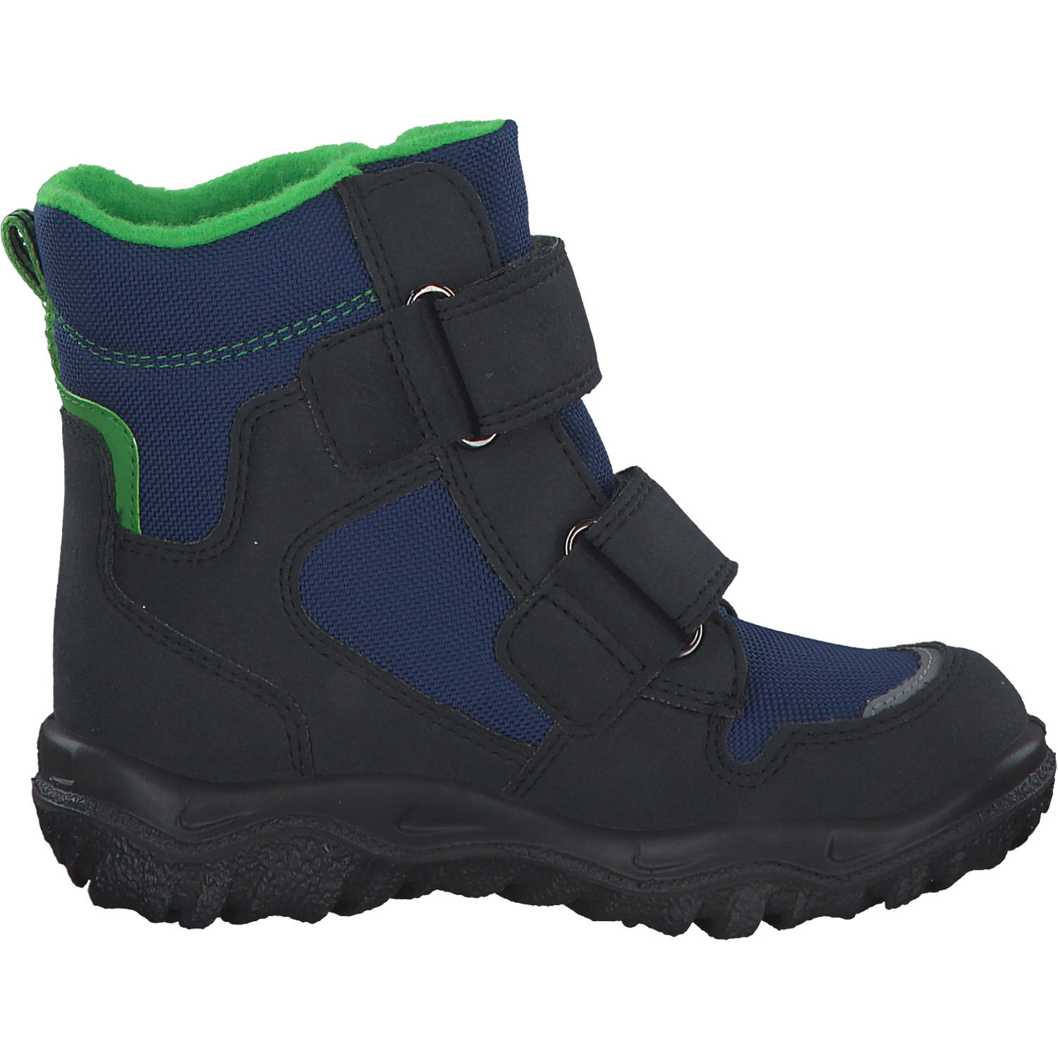 Superfit HUSKY 00047, Winterstiefel, Kinder, Schwarz/Grün