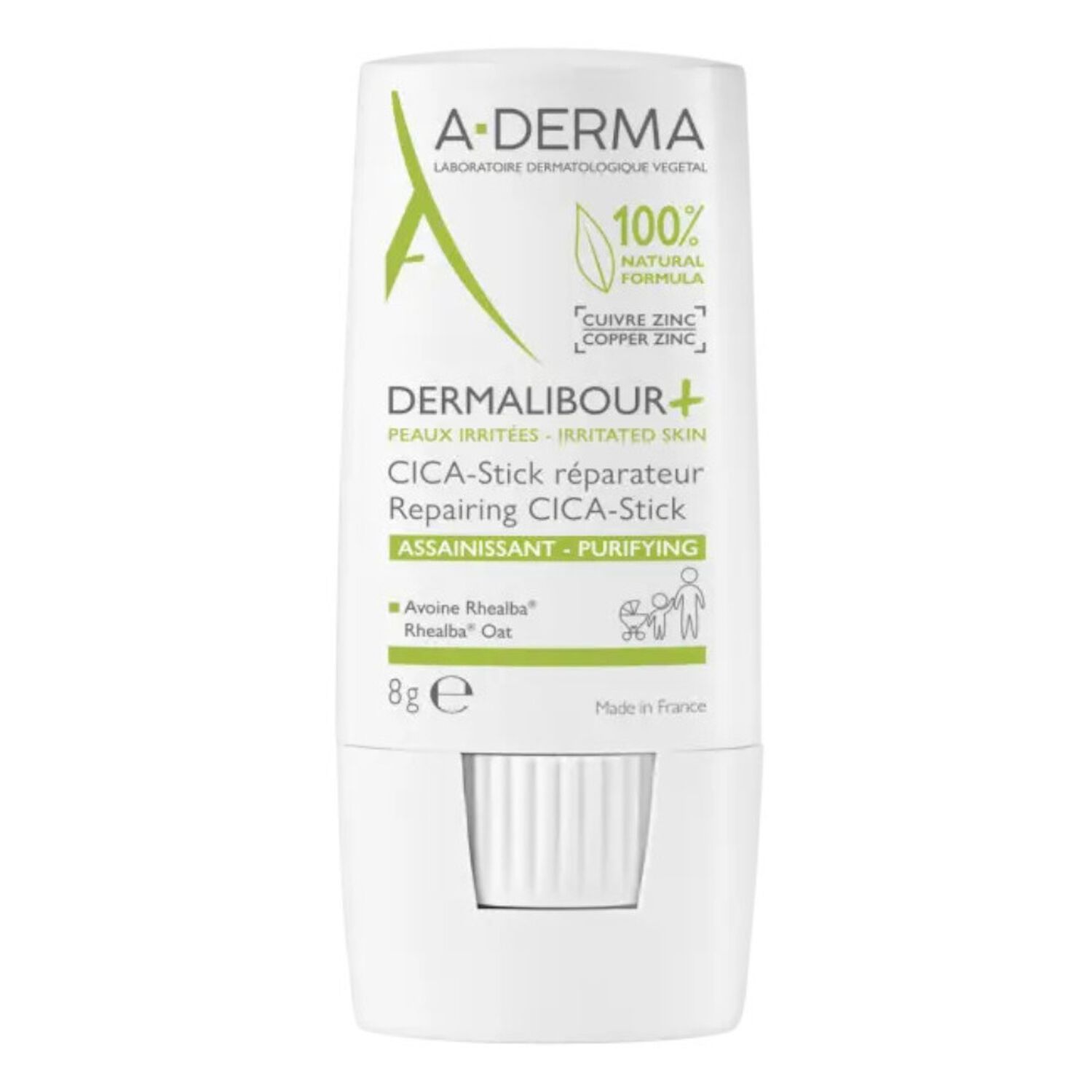 a-derma Dermalibour + Cica Stick Réparateur 8g