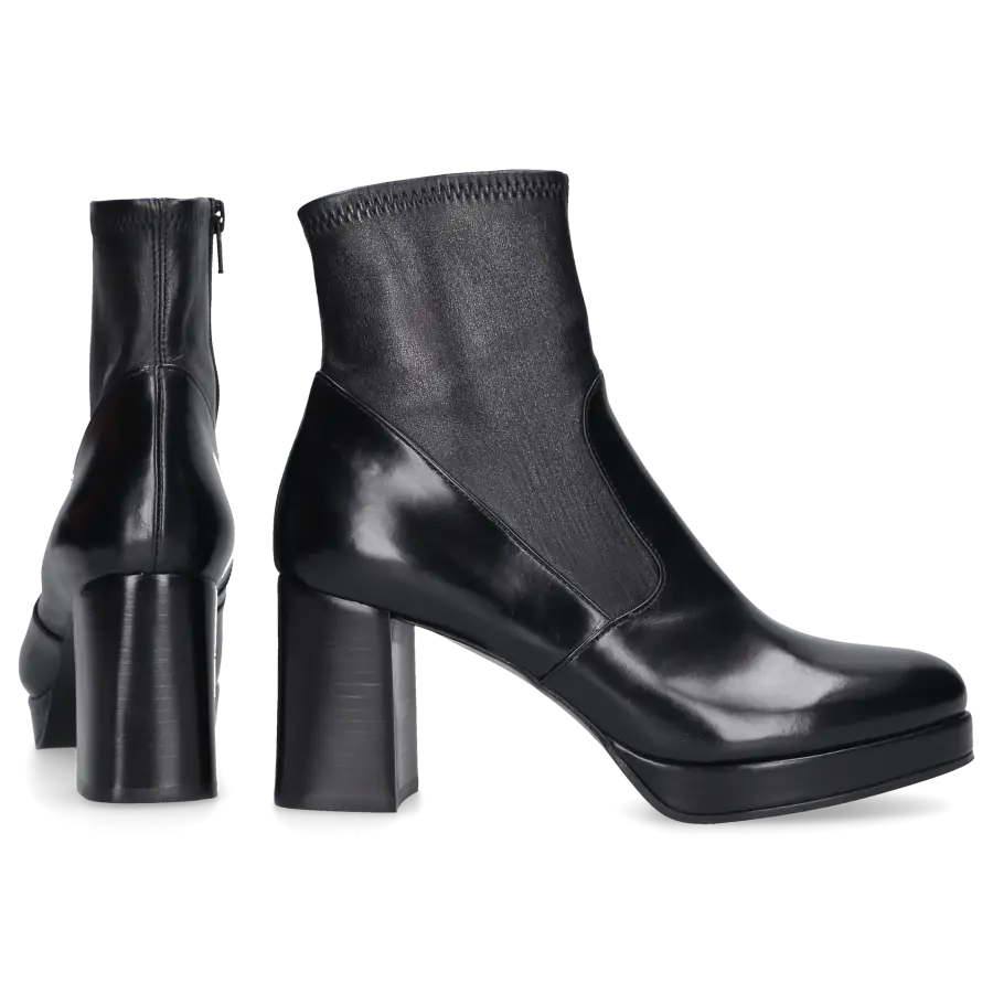 Truman's - Plateaustiefeletten 8242 Nappaleder - schwarz