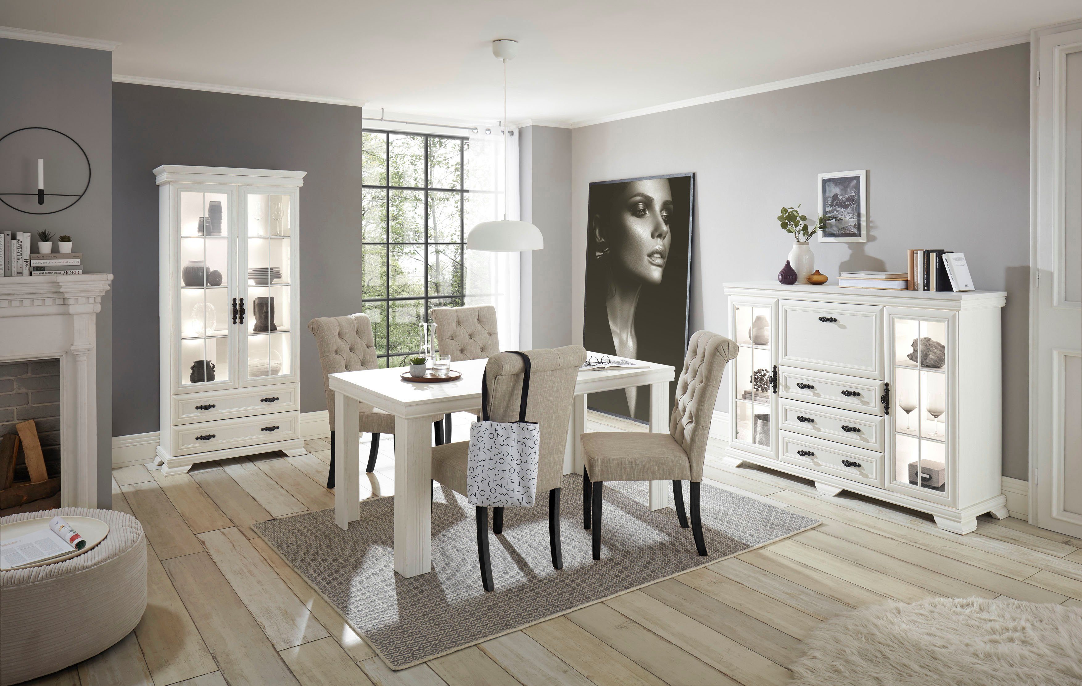 Home affaire Highboard Royal, Breite ca. 158 cm