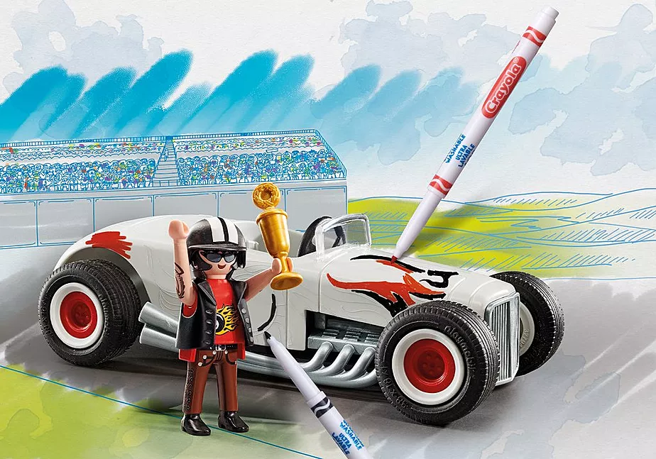 PLAYMOBIL Color: Rennauto