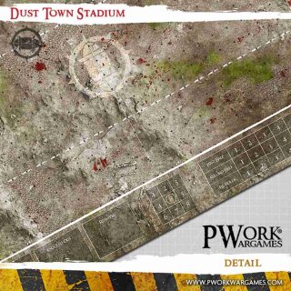 Neoprene Mat: Dust Town Stadium 2,4` × 3' (73x92cm)