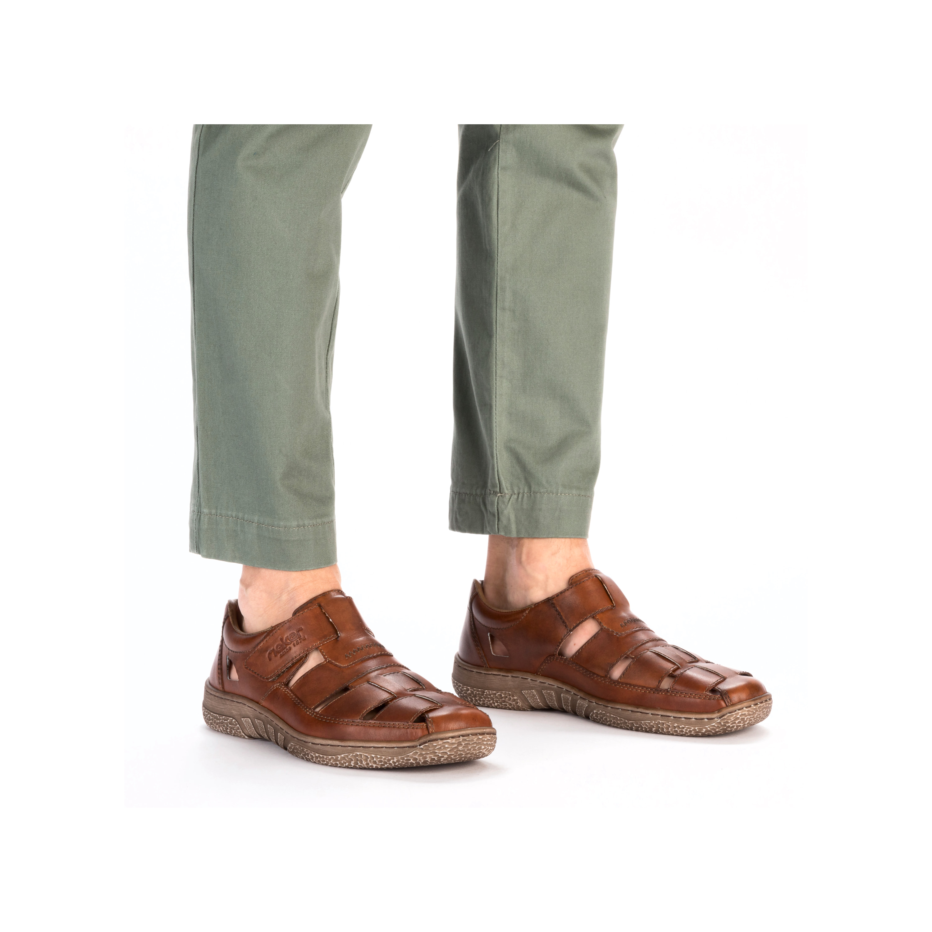 Rieker Herren Slipper nussbraun