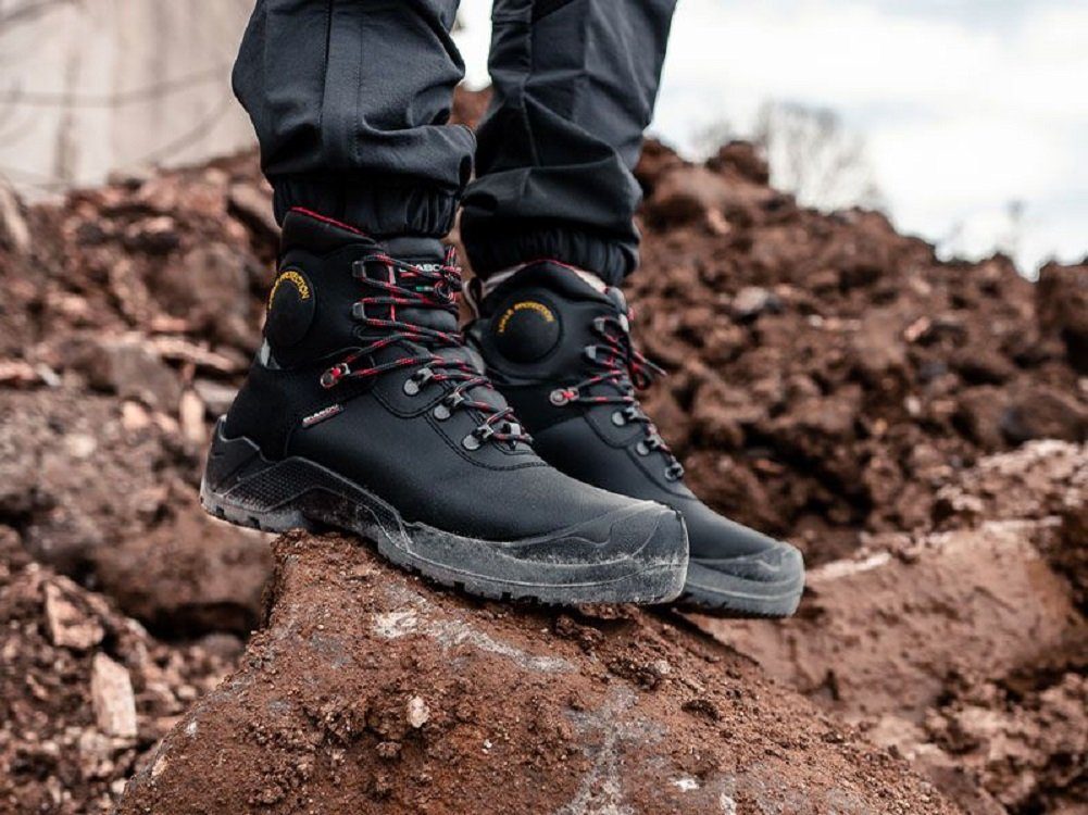 Giasco Defender S3 SRC Arbeitsschuh Rutschhemmende SRC Sohle, reflektierende Details, kälteisolierend
