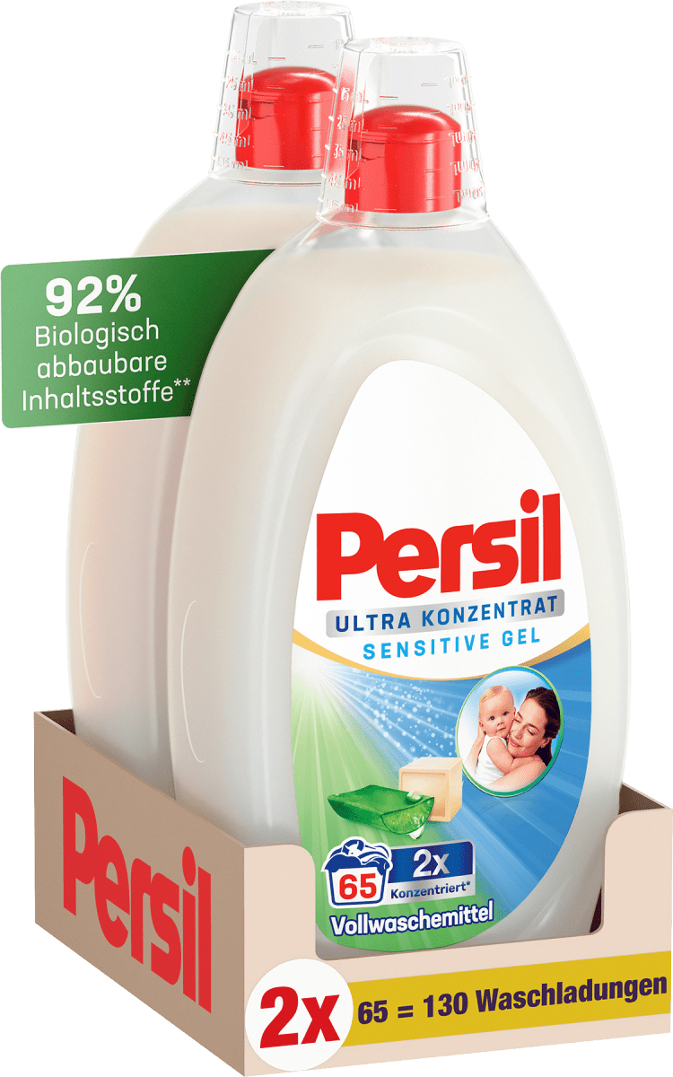 Vollwaschmittel Sensitive Gel Ultra-Konzentrat, 130 Wl